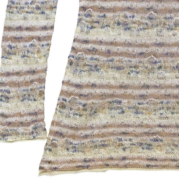 Anthropologie Moth Long Sleeve Striped Distressed Sweater. Size X-Large. - Picture 9 of 14